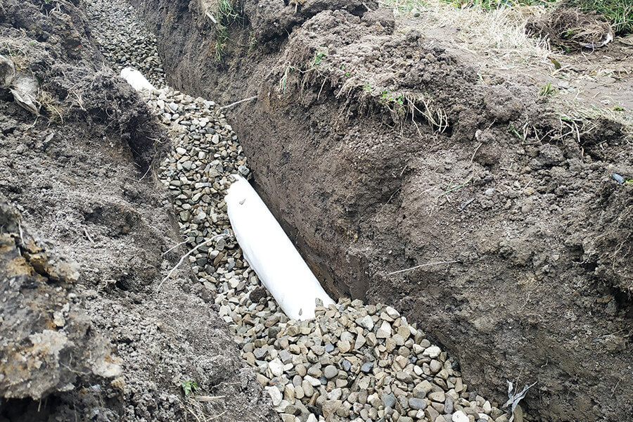 Garden water drainage services in Kent